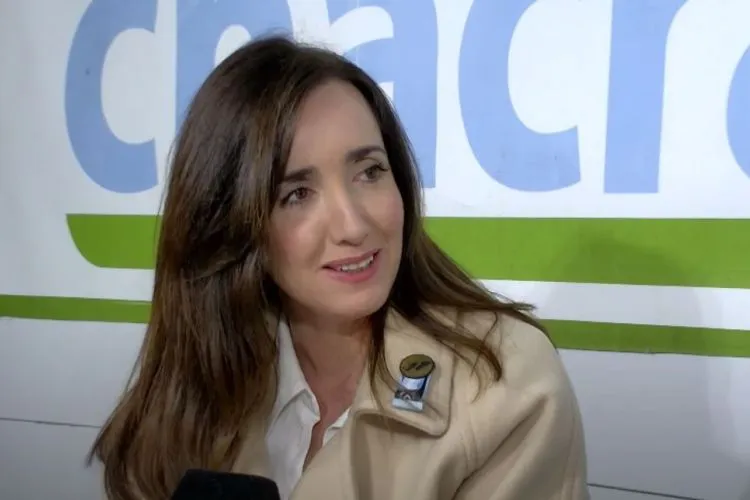 Villarruel visitó la Expo Rural y evitó hablar del conflicto con Milei